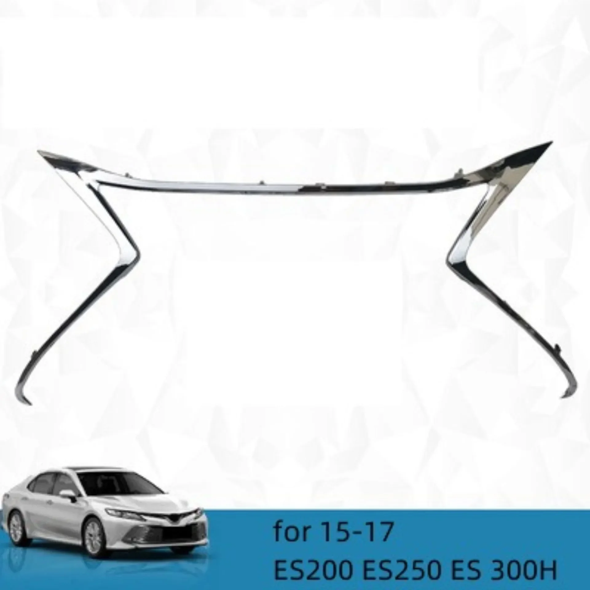 Radiator Grille Full of Chrome Frame for Lexus ES200 ES250 ES300H 15-17 Molding Trim Body Kit