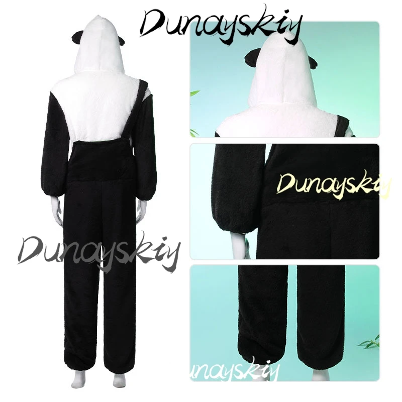 Anime Love Sylus Panda pijamas de felpa Cosplay disfraces de espacio profundo Cos trajes para mujer hombre fiesta de Navidad personalizado