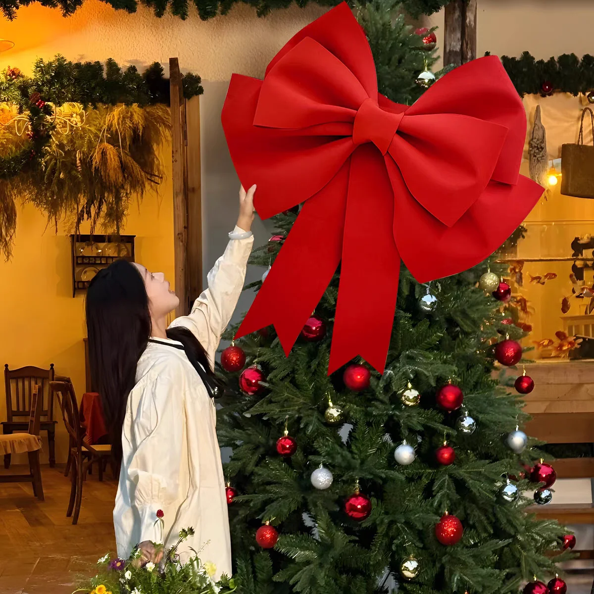 Christmas DIY Bow Handmade Multi-scene Bow Knot Kit Simple Installation Material Christmas New Year DIY Decor