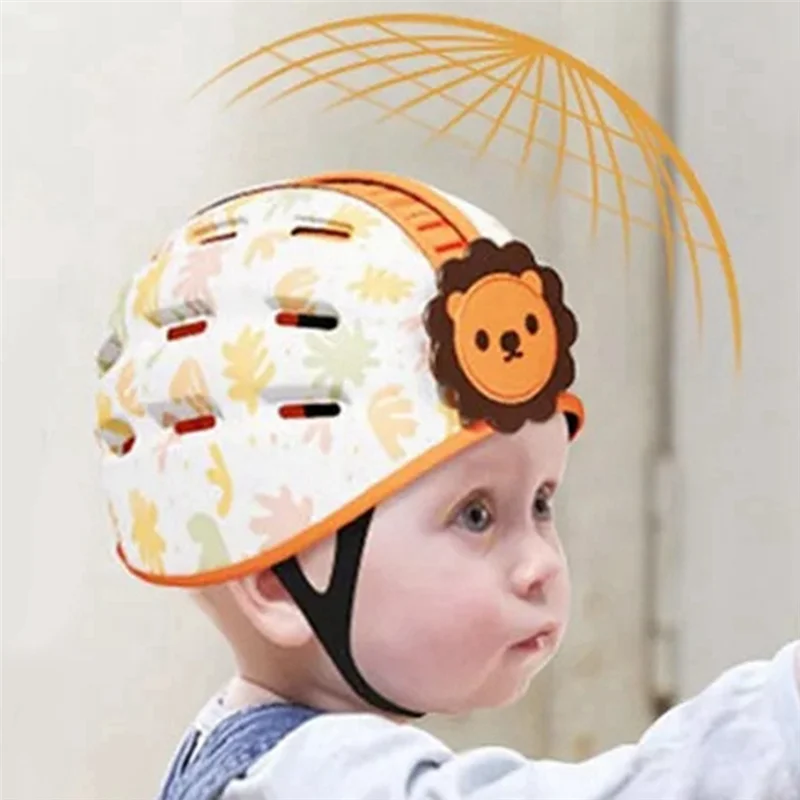 

AINY-Adjustable Babysafety Helmet 360-Degree Headprotection, Soft Toddler Security Hat For Learning To Walk