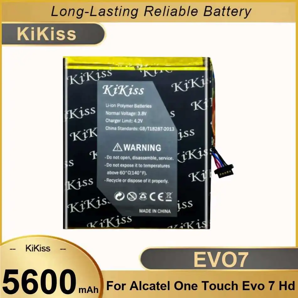 

For Alcatel One Touch Evo 7 HD Onetouch EVO7 Reliable Replacement Tablet Battery 5600Mah