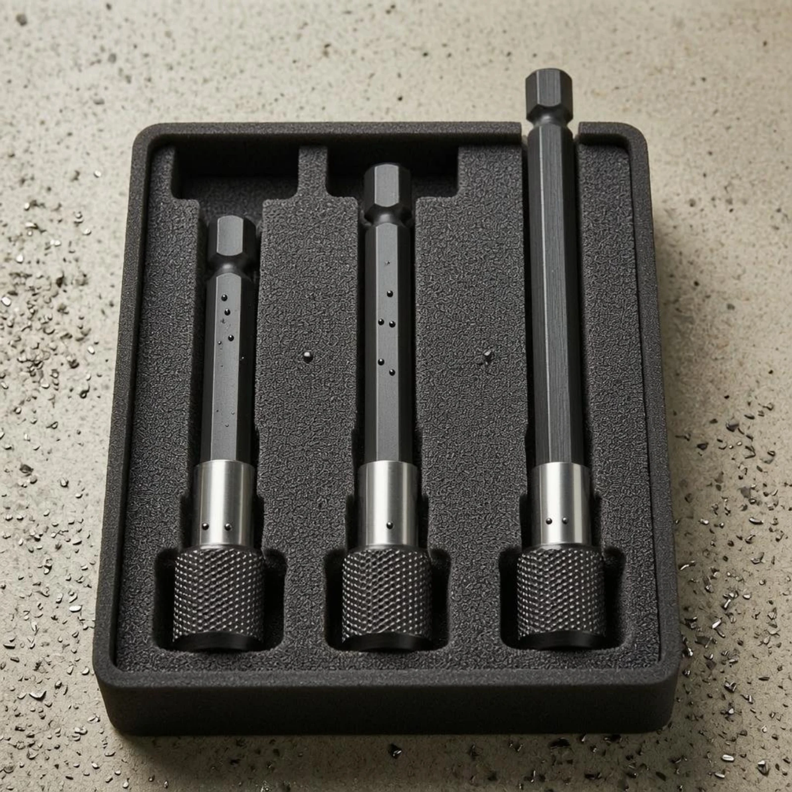Self-Securing Extension Rod Compact Quick Release Bit Holder Hex Shank Extension Extended Reach Hex-Shank Adapter Tight Space