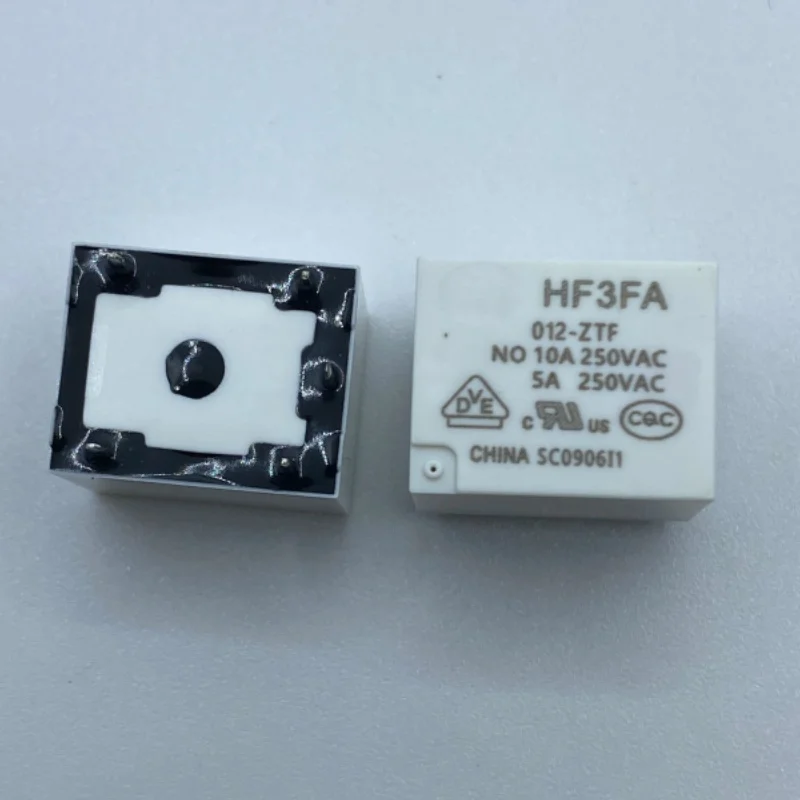 2 PCS HF3FA 012-ZTF Relay 5 Pins