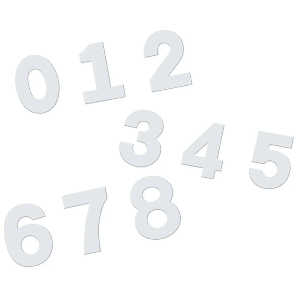 

9 Pcs Number Cake Molds Biscuits Pan Stencil Templates Cookie Stencil DIY Baking Kitchen Accessories Safe Material Easy Clean