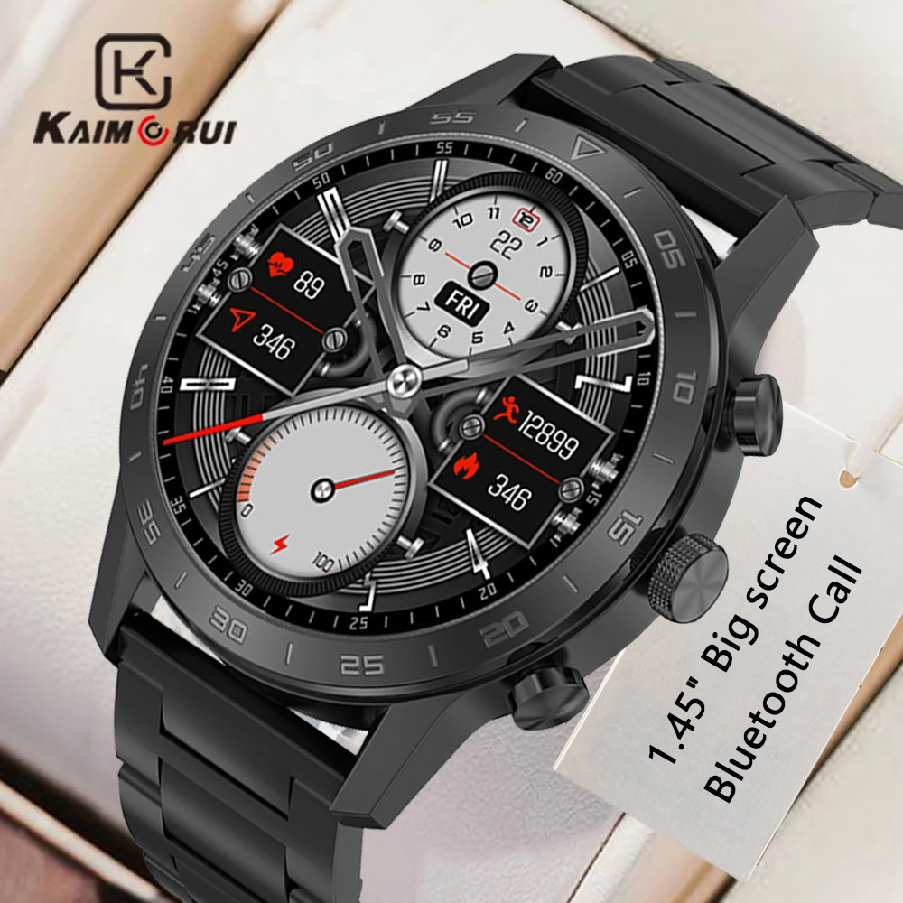 

KAIMORUI Bluetooth Call Smart Watch Men With NFC IP68 Waterproof Heart Rate Monitor GPS Sport Tracker Smartwatch For Android IOS