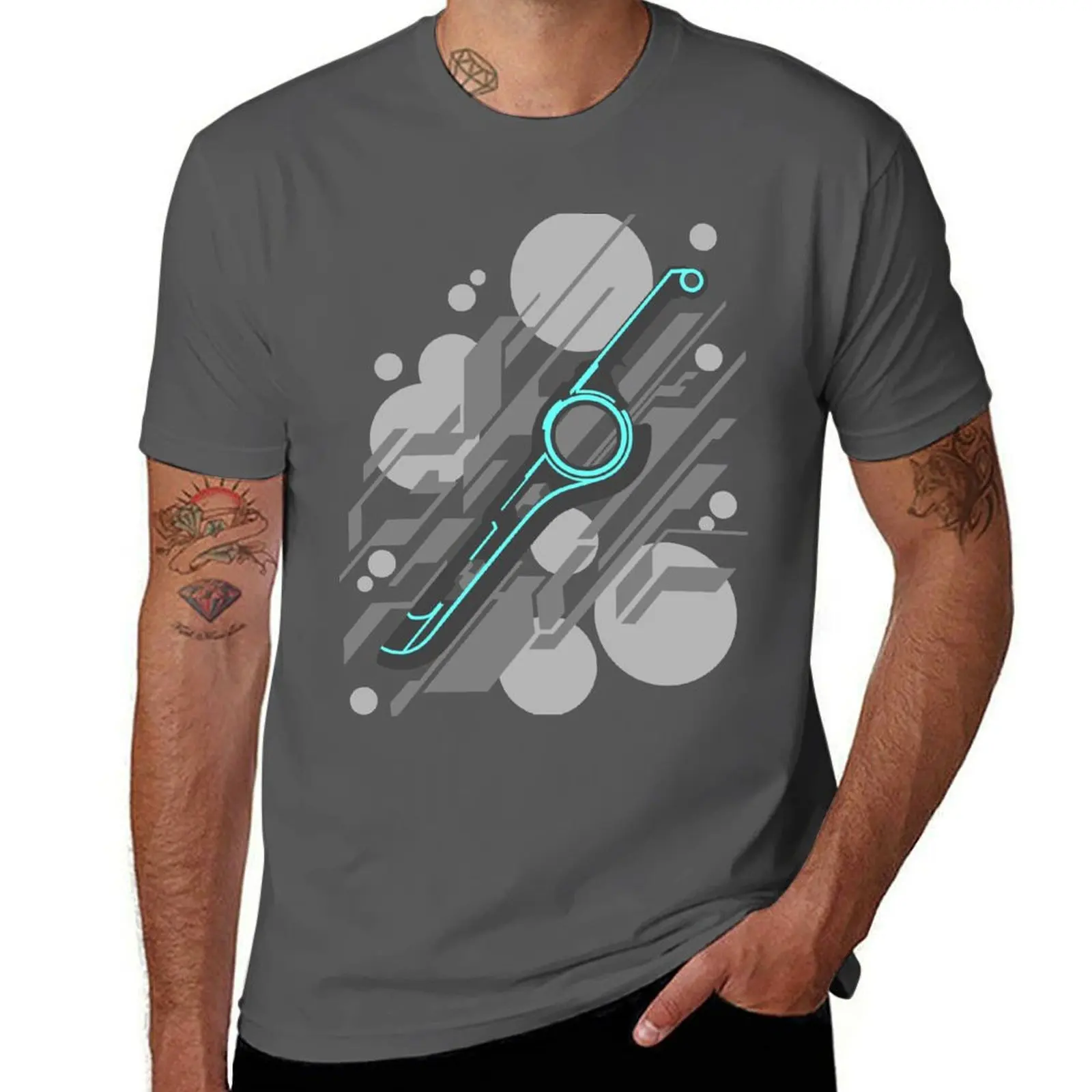 Monado Abstract (Grey) T-Shirt funny t shirts dark humor t shirt personalised man t shirts graphic T-Shirt