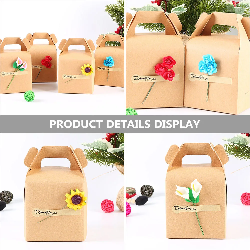 

10Pcs Christmas Gift Box Apple Shape Candy Containers Lightweight Decorative Wedding Party Portable Storage Boxes Festive Design