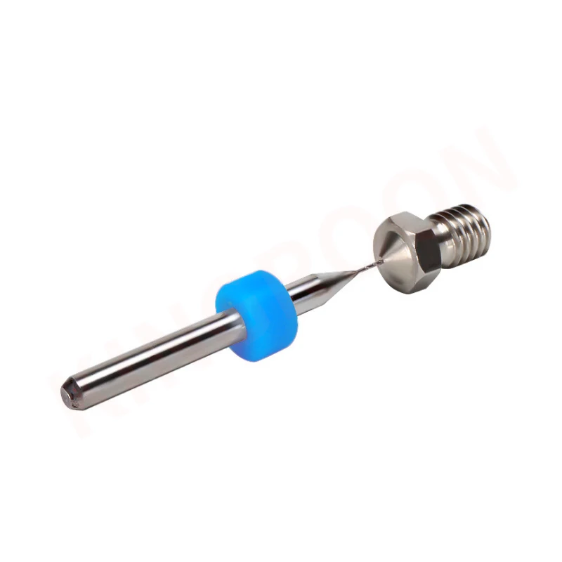 ملحقات الطابعة ثلاثية الأبعاد إبرة التنظيف لتنظيف مثقاب الطارد تنظيف لقمة الحفر 10 قطع / 1 مجموعة