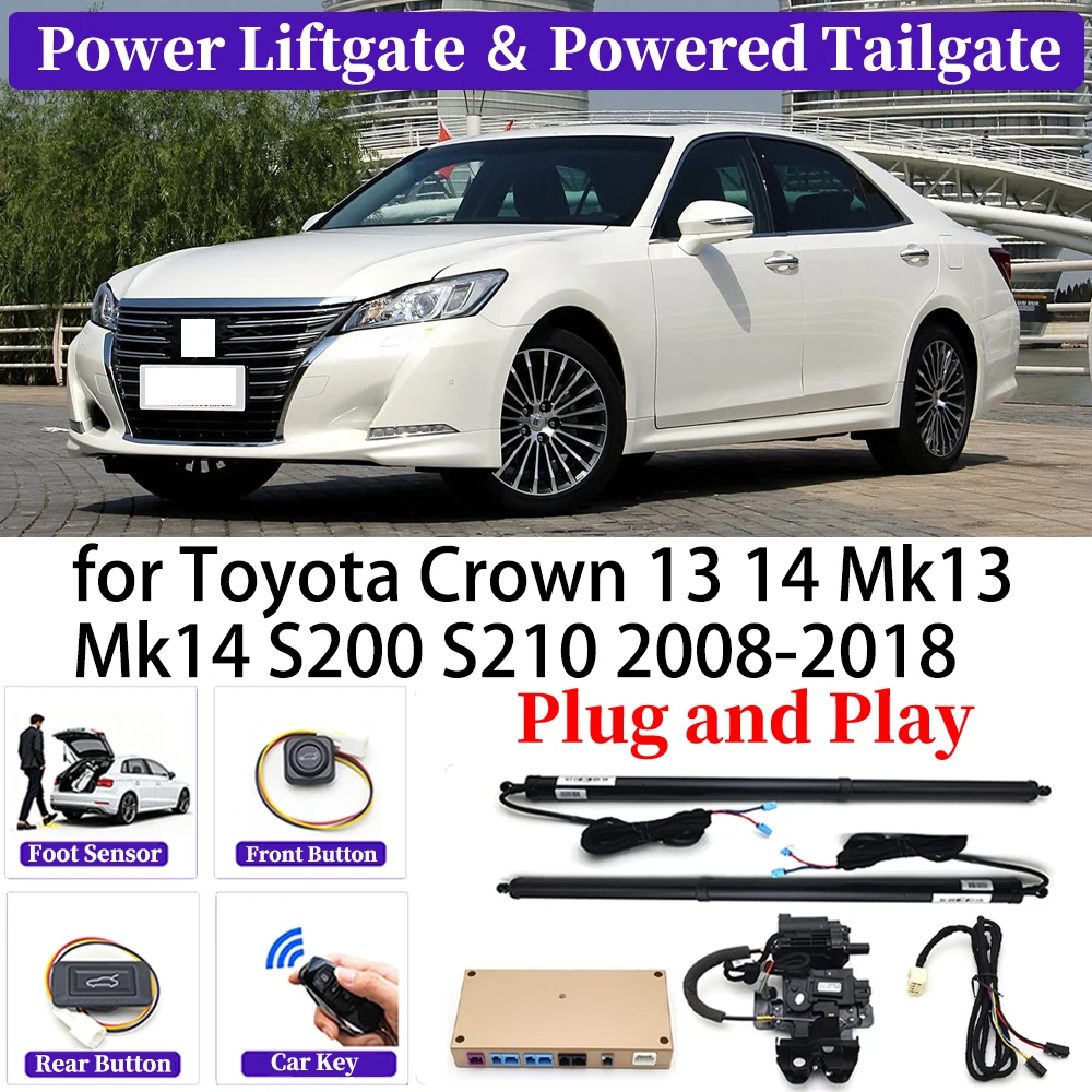 

for Toyota Crown 13 14 Mk13 Mk14 S200 S210 2008-2018 OEM Car Automatic Power Liftgate Kit Smart Auto Electric Tailgate System