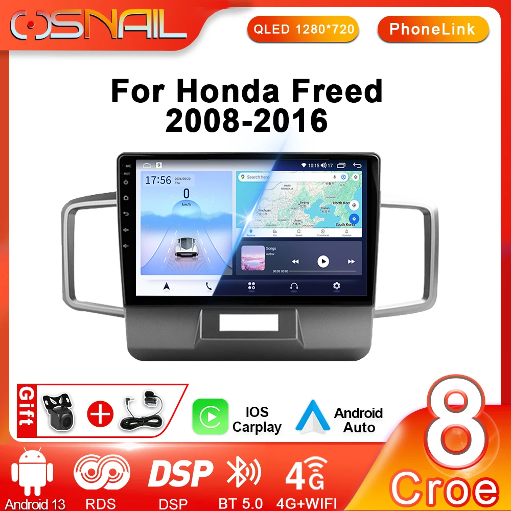 

2Din Android Auto Radio For HONDA Freed 1 Spike 2008 - 2016 Car Stereo CarPlay Multimedia Player Navi GPS 4G Autoradio Head Unit