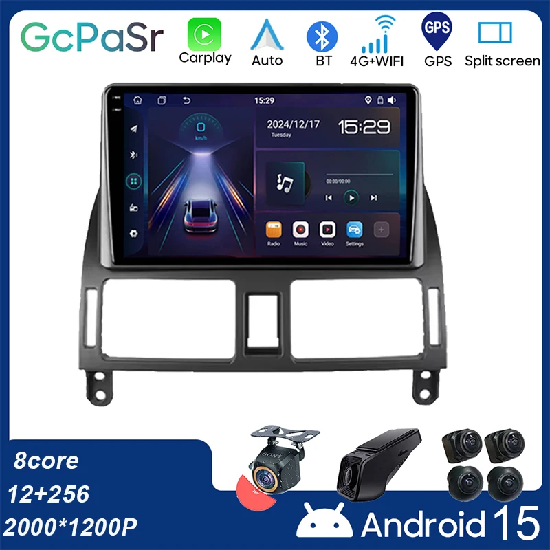

Android 15 carplay WIFI For Toyota Avensis T250 2003 -2009 Car Android Auto Radio Carplay Navigation Multimedia Stereo Player