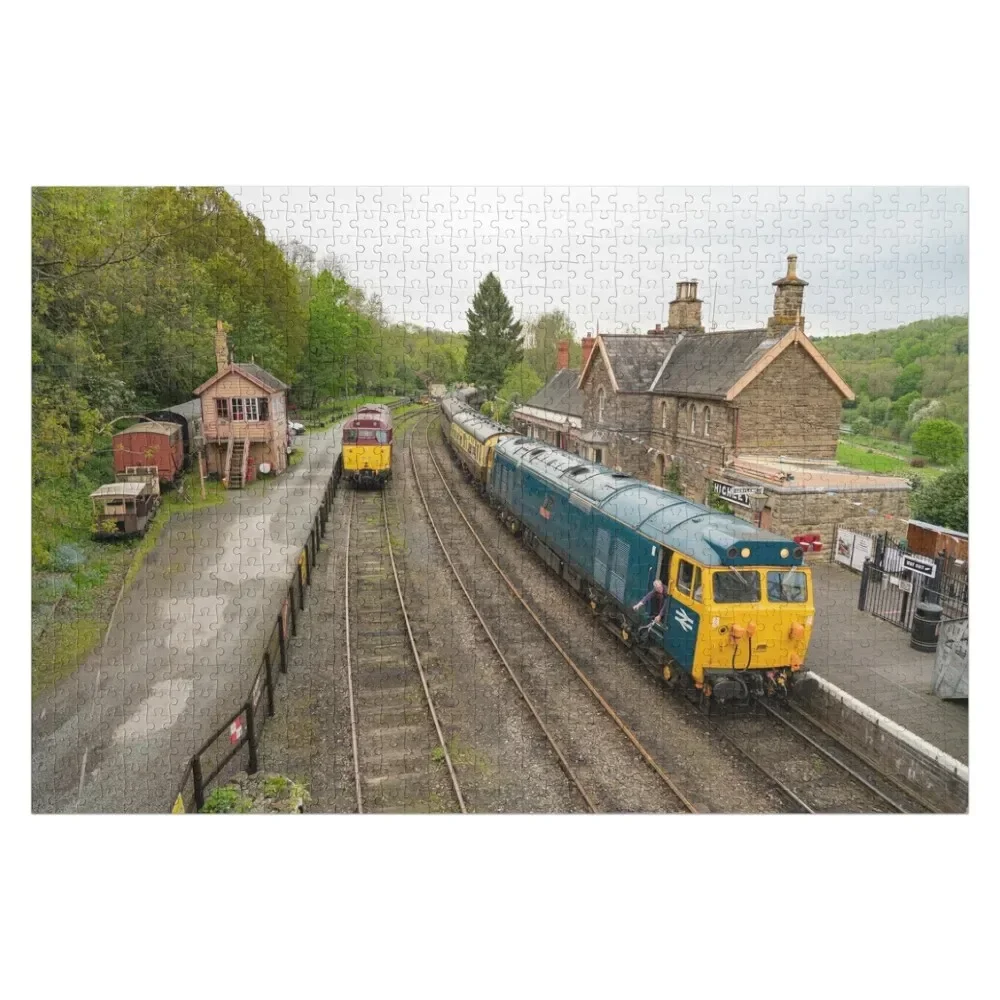 Class 50 at Highley Jigsaw Puzzle Picture Diorama Accessories Custom Name Child Toy Puzzle