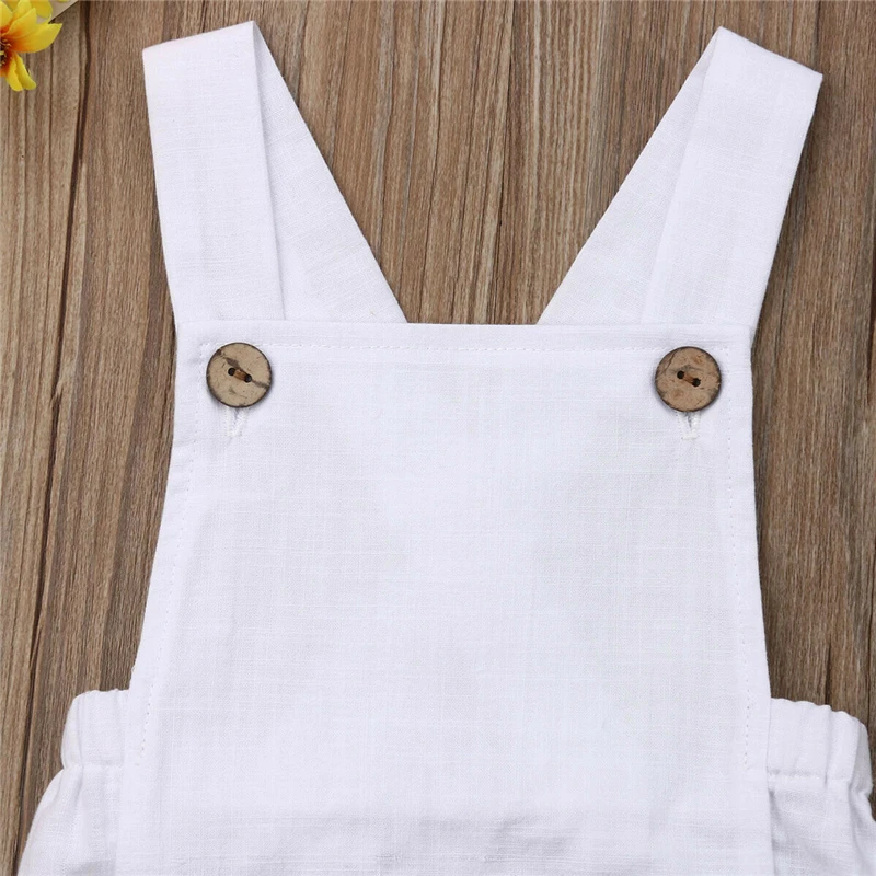 Baby Boys Romper Summer Infant Cotton Newborn Sleeveless Rompers Baby Girl  Suspender Jumpsuits Cotton Clothes Outfits