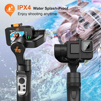 Bluetooth 3 Axis Gimbal Stabilizer for Gopro12/11/10/9 Insta360 DJI OSMO Action Camera, Waterproof Anti Shake Handheld Tripod