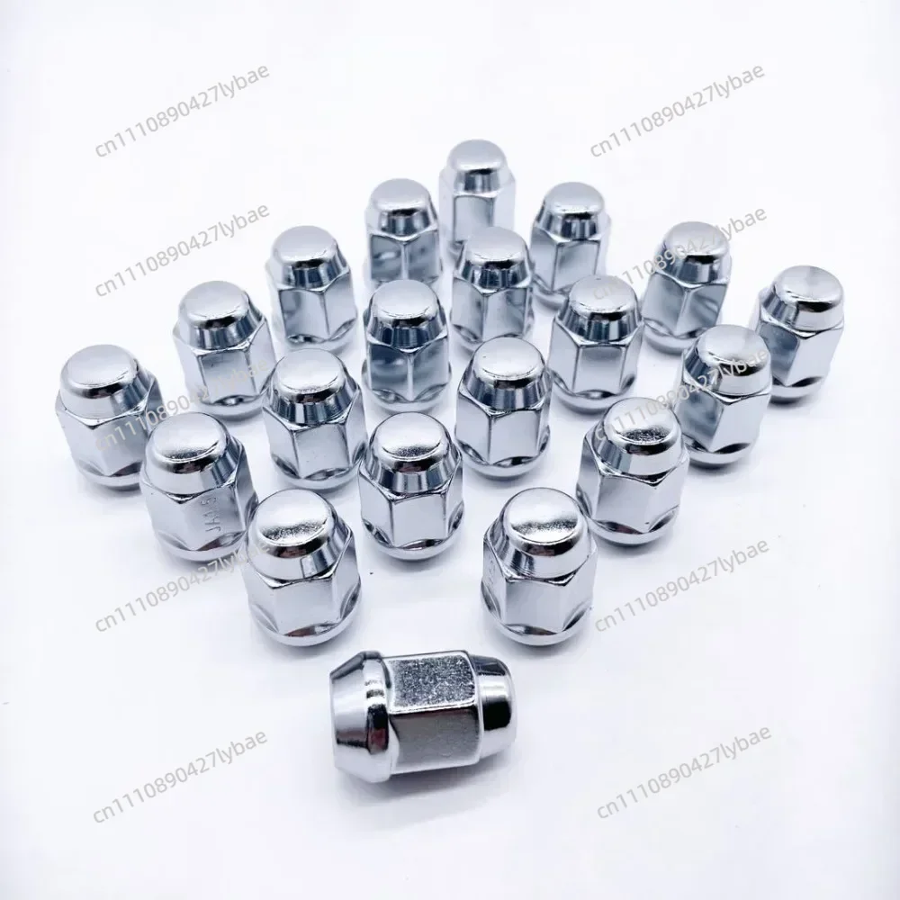 20pcs Wheel Lug Nuts Screws for Jeep Compass Dodge JCUV M12x1.5 Hex 19mm Thickness 31mm