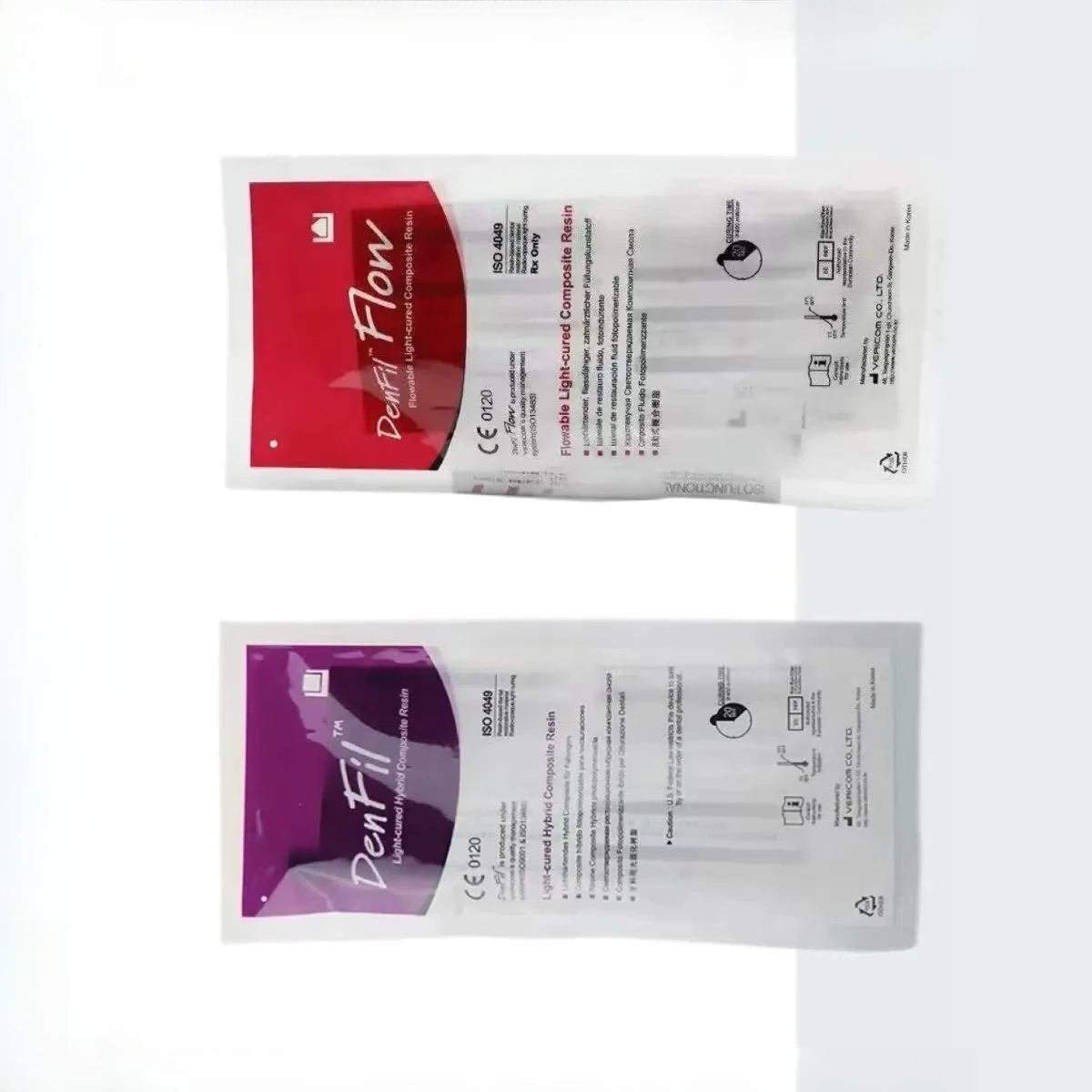 Denfilar Fluid/Solid Resin A1 A2 A3 A3.5 Dental Composite Light Curing Composite Resin Material Dental Laboratory