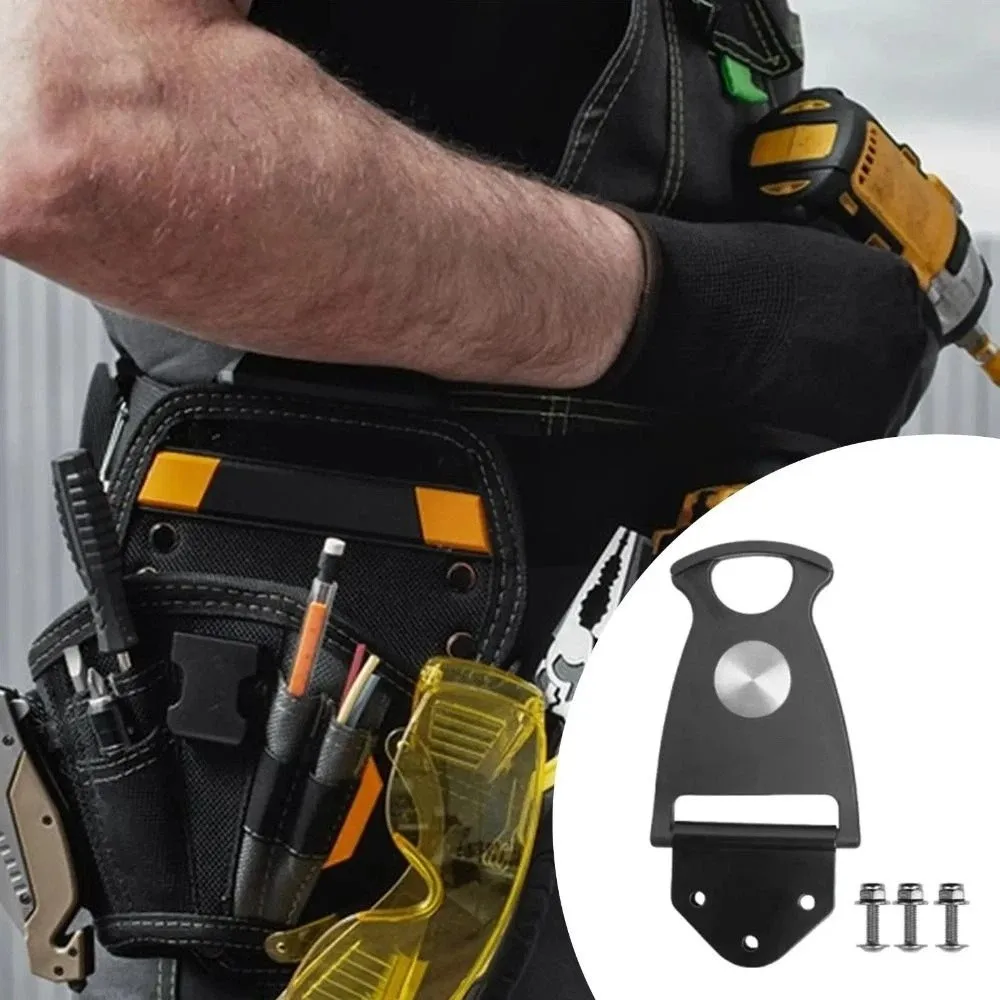 Rotating Structure Rotatable Quick Hang Hook Quick Install Design Solid Material Electrician Waist Belt Pouch