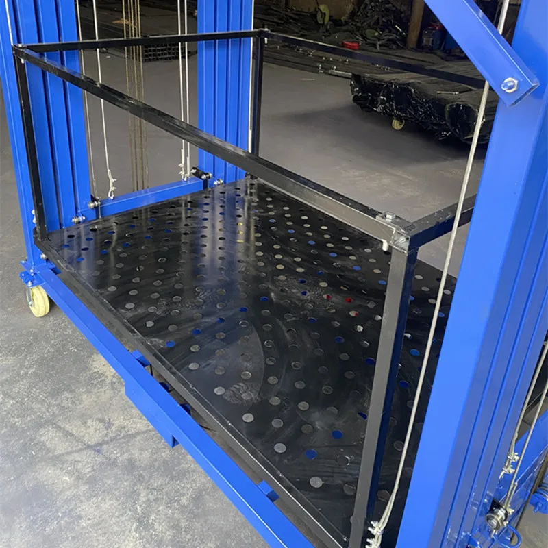 Electric lifting scaffolding wireless remote control lifting mobile work platform construction site