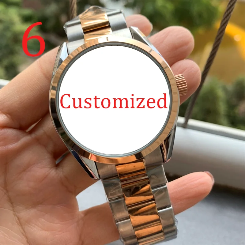 ساعة ميكانيكية أوتوماتيكية جديدة للرجال ساعة غوص مقاومة للماء من السيراميك بتوقيت دائرة وتقويم الأعمال يمكن تخصيصها