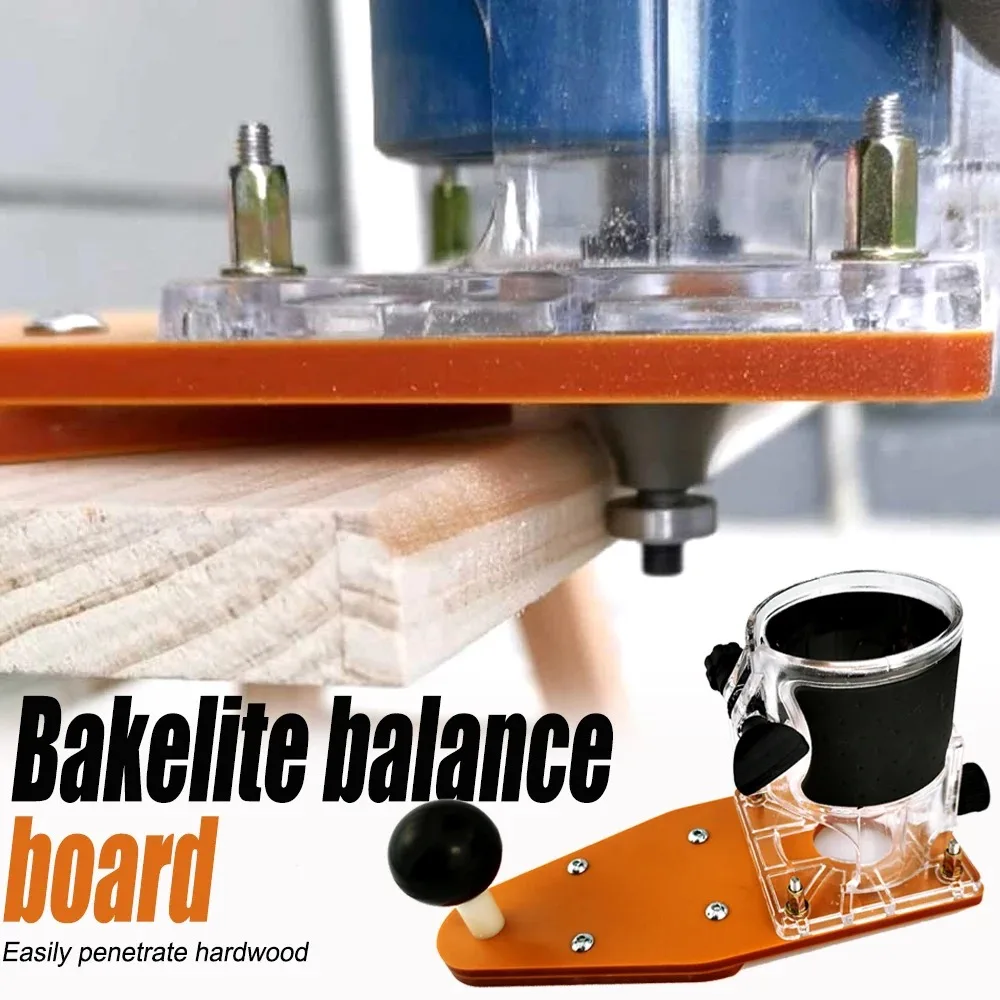 

Trimming Machine Balance Board Wood Milling Slotting Chamfering Router Table Insert Plate GuideTools For Woodworking Work Bench