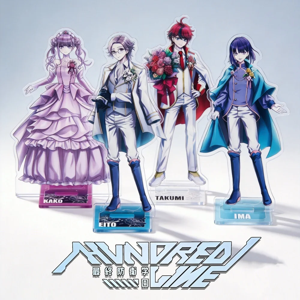 Anime The Hundred Line Acrylic Stand Keychain 2026 New Full Set Kawaii Takumi Eito Kako Wedding Style Figures Decor