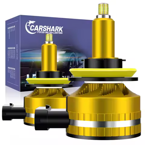 Carshark 360 LED H7 H8 H9 H11 Headlight Bulbs 12V 70W 40000Lm 6000K HB3 HB4 Hir2 Car Lights 9005 9006 9012 Fog Lamps Plug&amp;Play