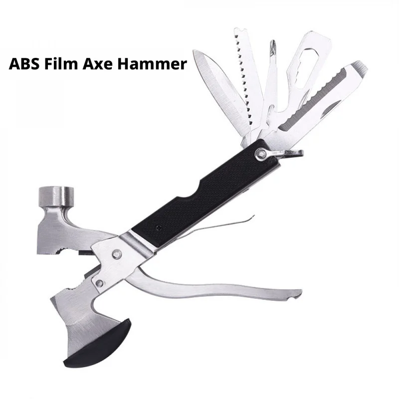 Multi-functional axe, safety hammer, claw hammer, car tool, in-stock, multi-purpose knife and pliers, woodworking hammer, surviv