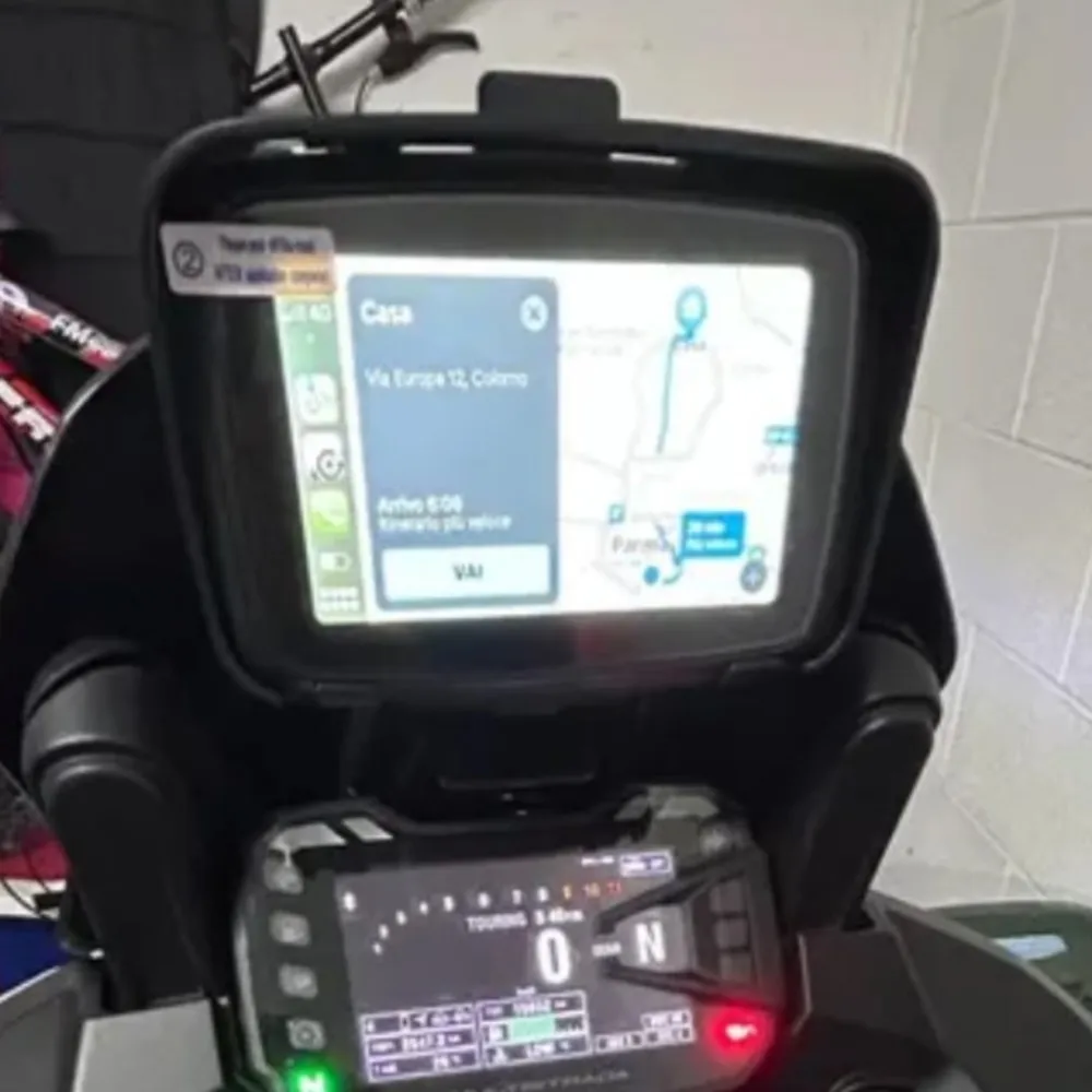 

Для Ducati Multistrada V2 S 2022 2023 2024 2025 2026: Кронштейн для крепления на ветровое стекло, держатель для навигатора/GPS/смартфона