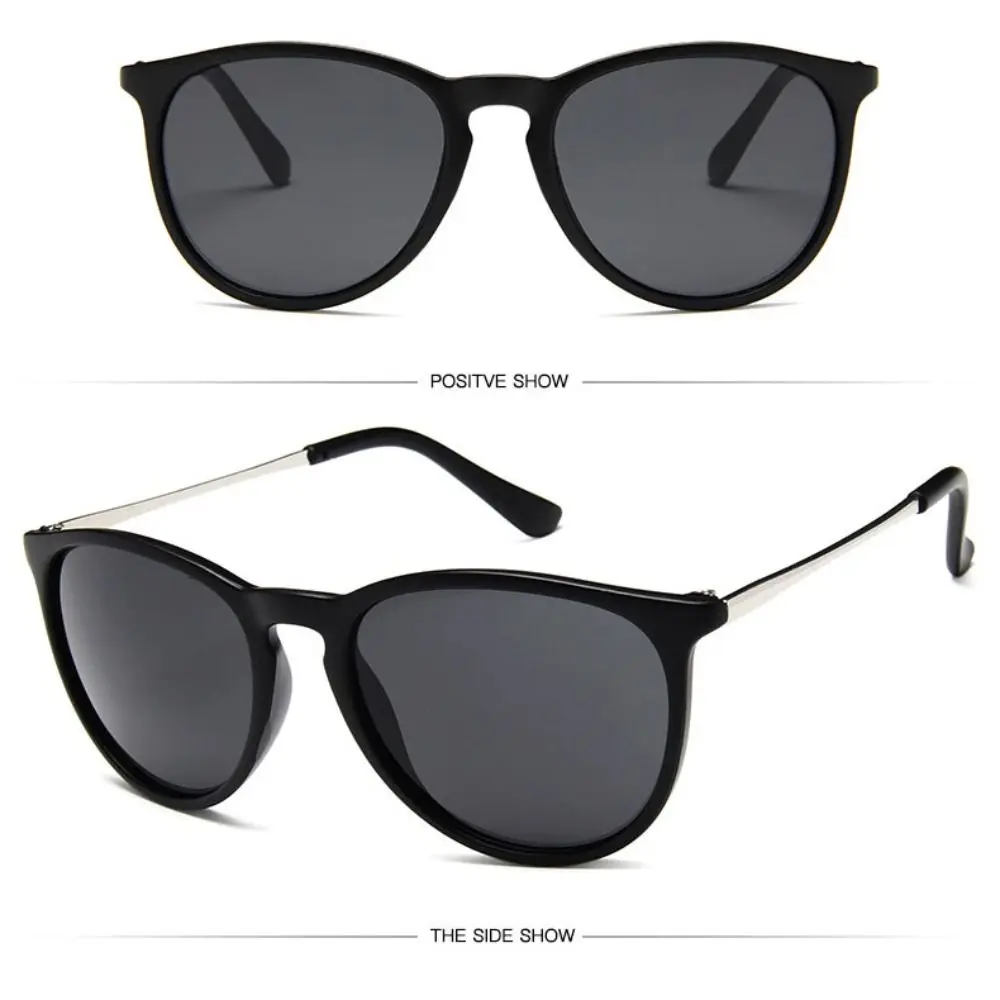 Gafas de sol con montura de PC Punk, fotos de calle, actividades al aire libre, gafas de conducción, gafas protectoras solares de tonos negros para mujer y hombre