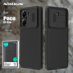 Nillkin For Xiaomi Poco X7 Pro 5G Case Lens CamShield Camera protection soft frame Hard Privacy Back Cover