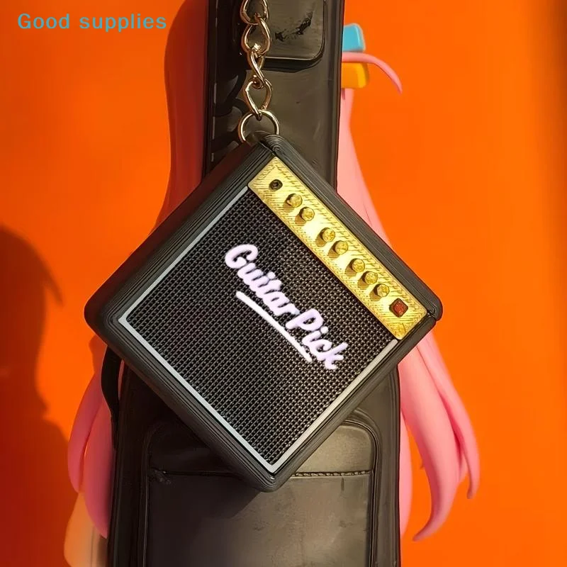 nimbleGuitar Pick Organizer Keychain Storage Box Prevent Losing 3 to 5 Picks Essential for Musicians on Tourobject