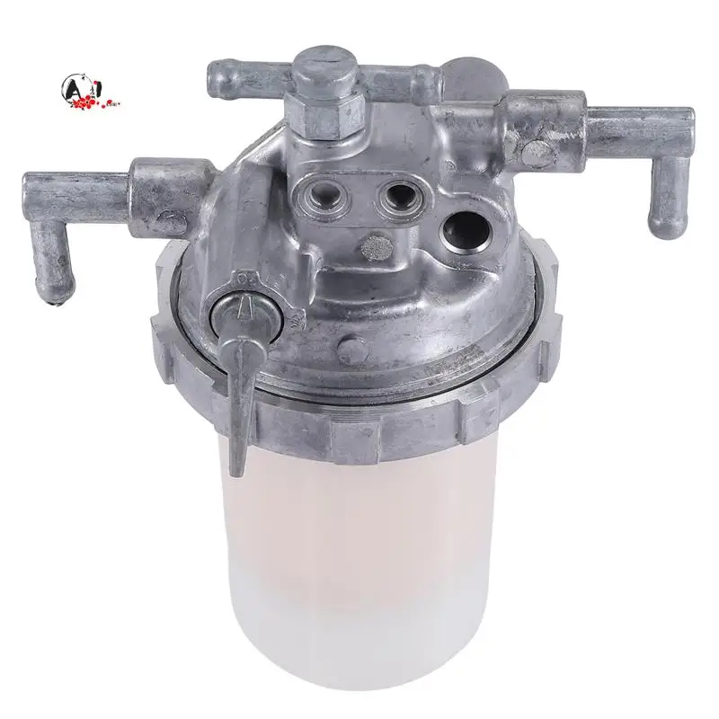A10E-4 Tubes Oil Water Separator Assembly For Yanmar 94/88 Komatsu 56-7 Excavator 4D84 Fuel Filter Assembly 129100-55621