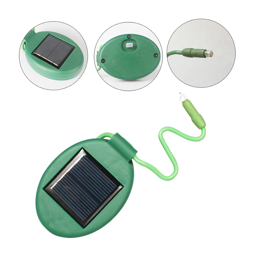 

2pcs Solar Flower Pot Light Mini Size 400mAh Waterproof Garden Decorative Outdoor LED Lights Landscape Lighting Green