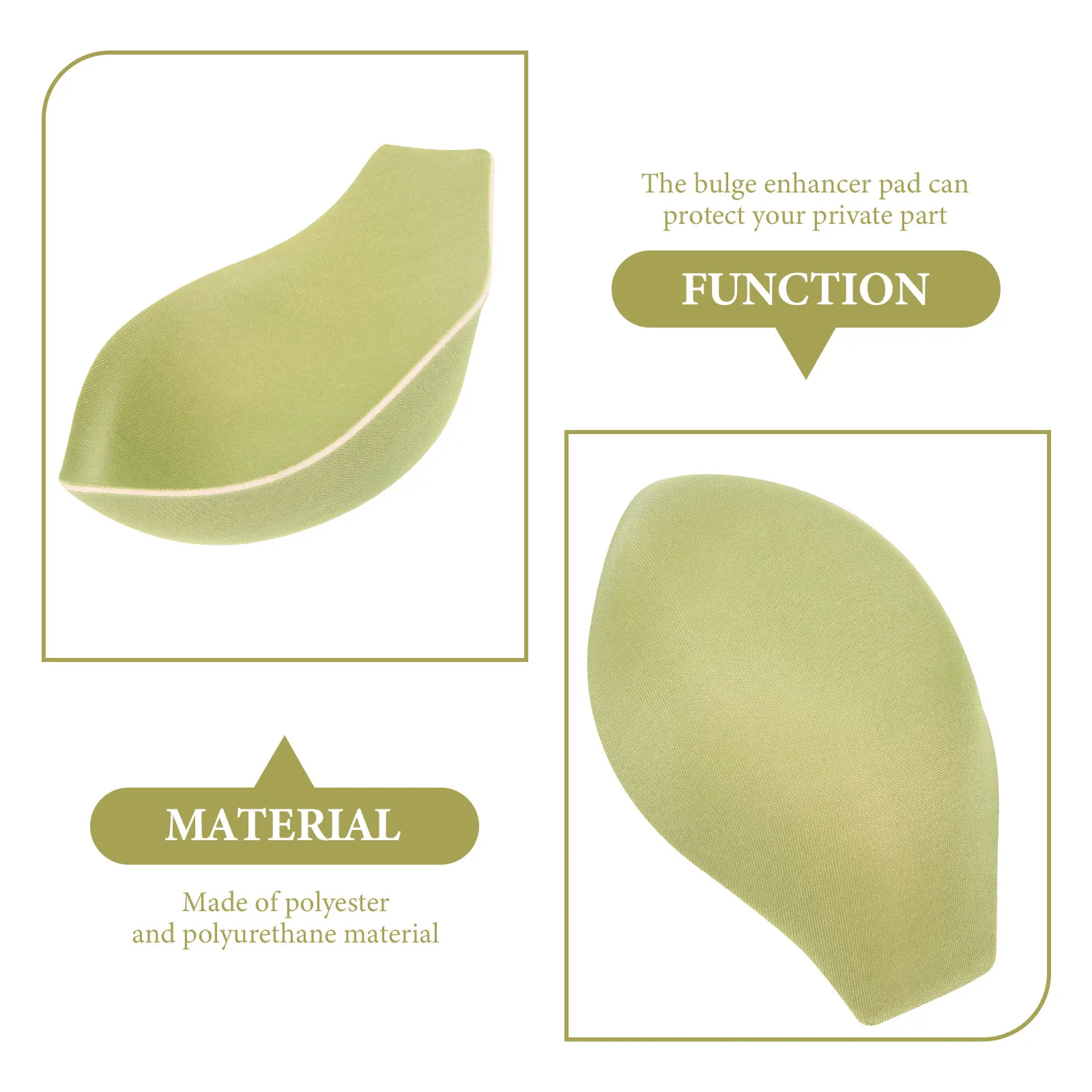

4pcs Enhancing Cups Removable Swim Trunks Pads Accessories Enhancing Underwear Bulge Pads Underwear Bulge Cup