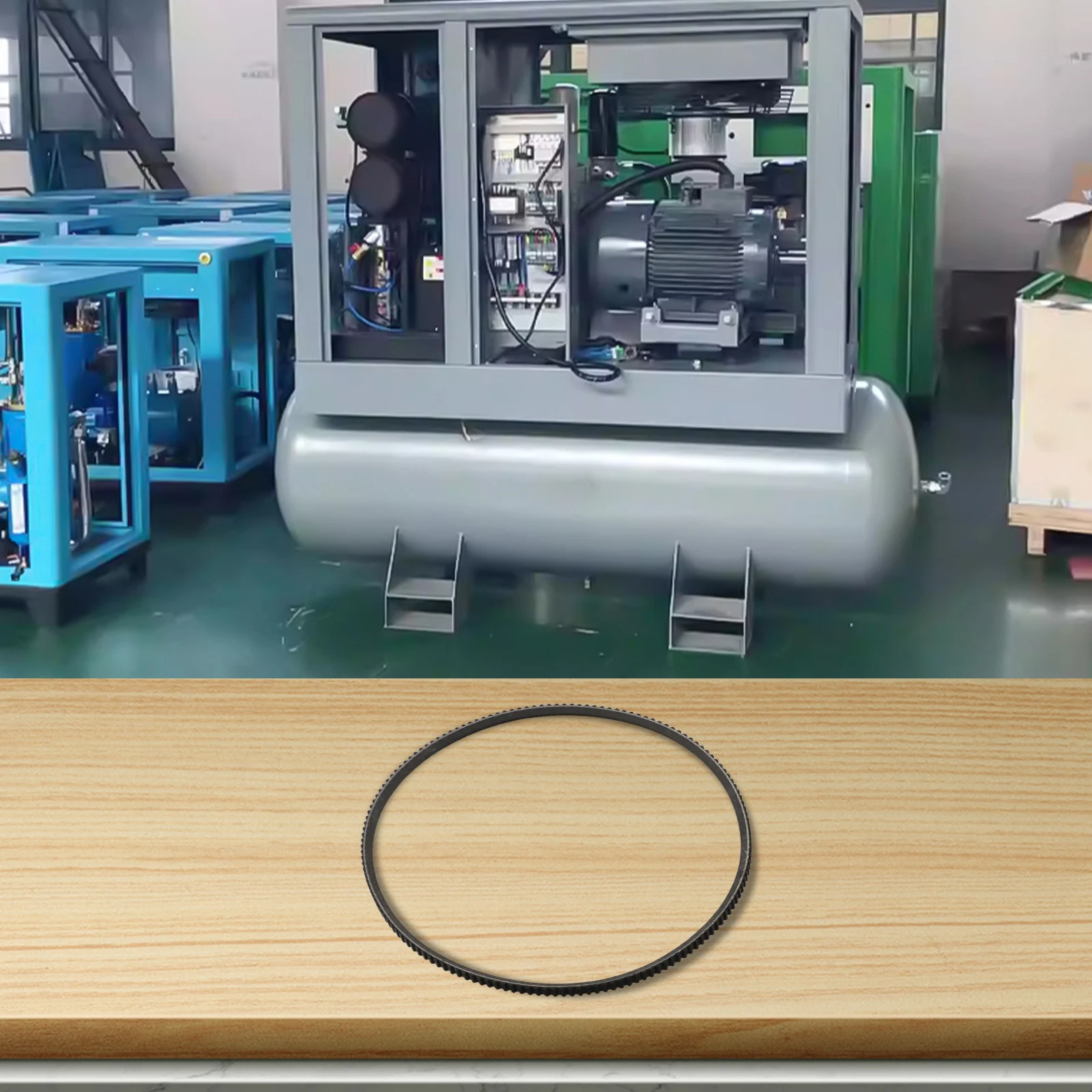Adequate Shock Absorption Features Embedded in the Design of the 5M387 Belts Compatible with the For WM210 Lathes
