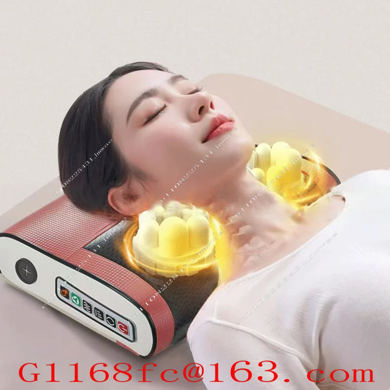 6 Key Smart Cervical Neck Shoulder Electric Waist Back Shiatsu Massage Pillow Heated Car Seat Massage Neck and Shoulder Massager