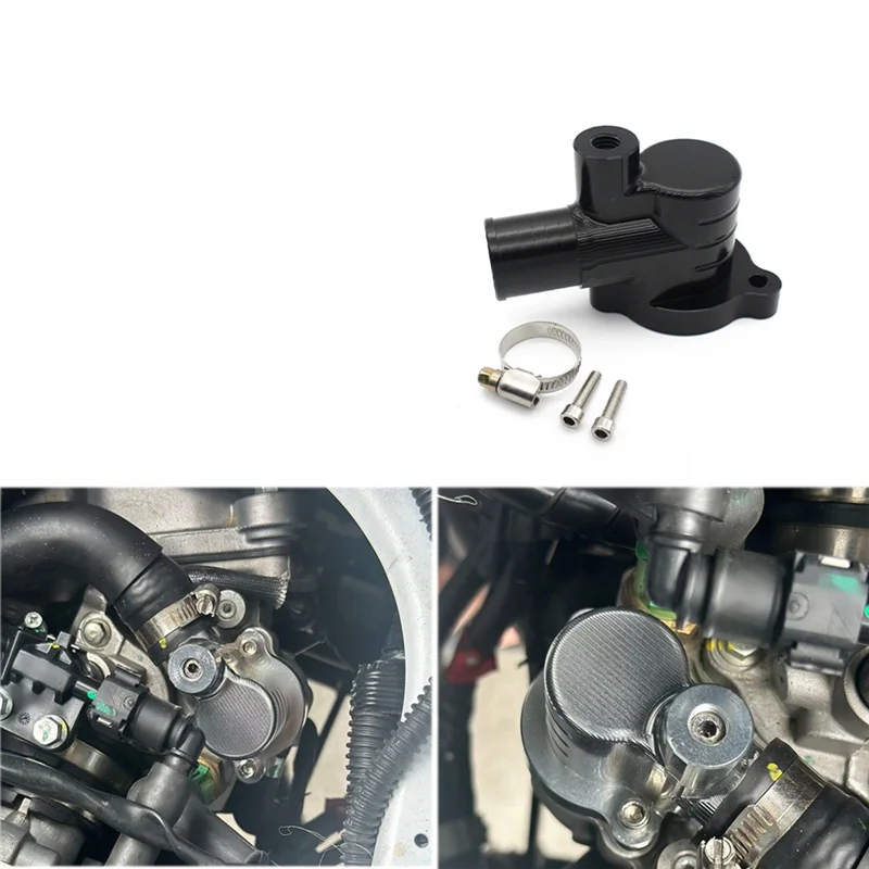 

look-Motorcycle Engine Parts Aluminum Thermostat Cover for