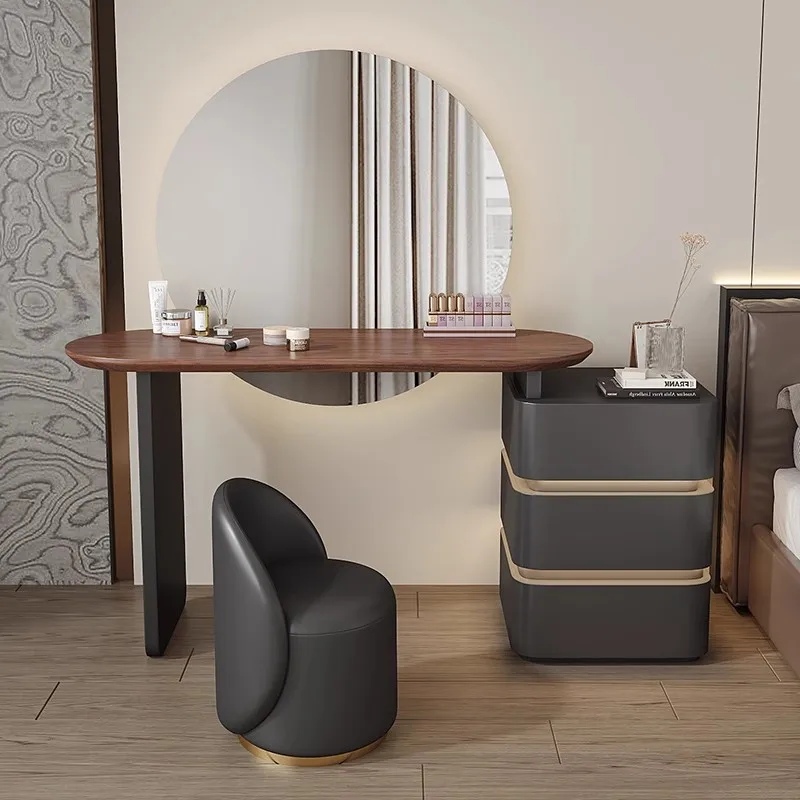 Adult Decorations Vanity Desk Storage Compact Fluted Lounges Vanity Desk Essentials Cabinets Cajoneras Para Ropa Furniture Home