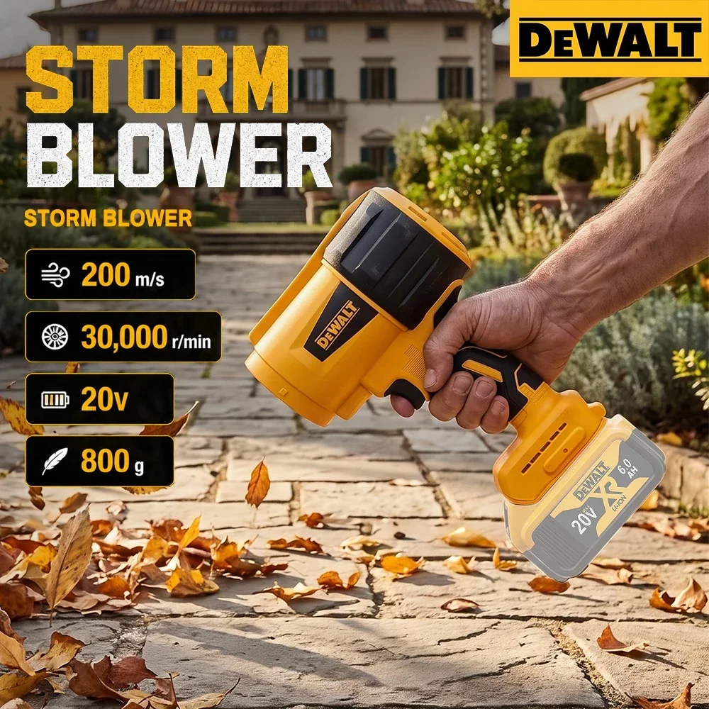 For DeWALT D317 Brushless Cordless Air Blower,20V Battery Compatible,Light Carry,Handheld Blower Sawdust,Keyboard&Car Cleaning
