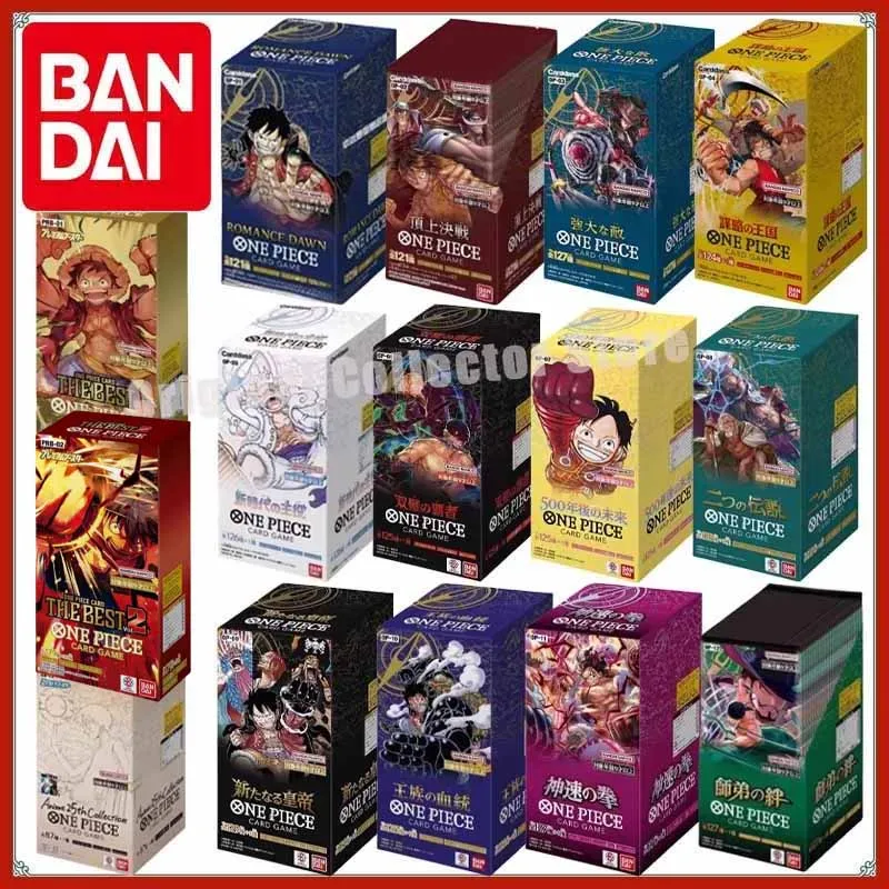 

Original Bandai One Piece Cards TCG Trading Game OPCG Authentic Japanese Full Series OP01-OP12 Replenish Bag Original Box