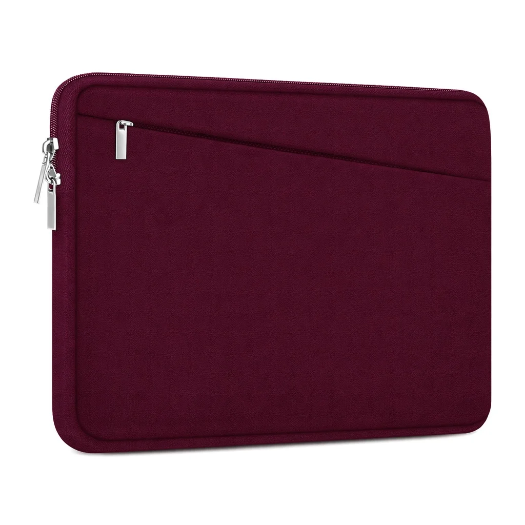15.6 Inch Laptop Sleeve Durable Protective Computer Carrying Bag with Front Pocket Slim Cover for HP Dell Lenovo Asus Notebook