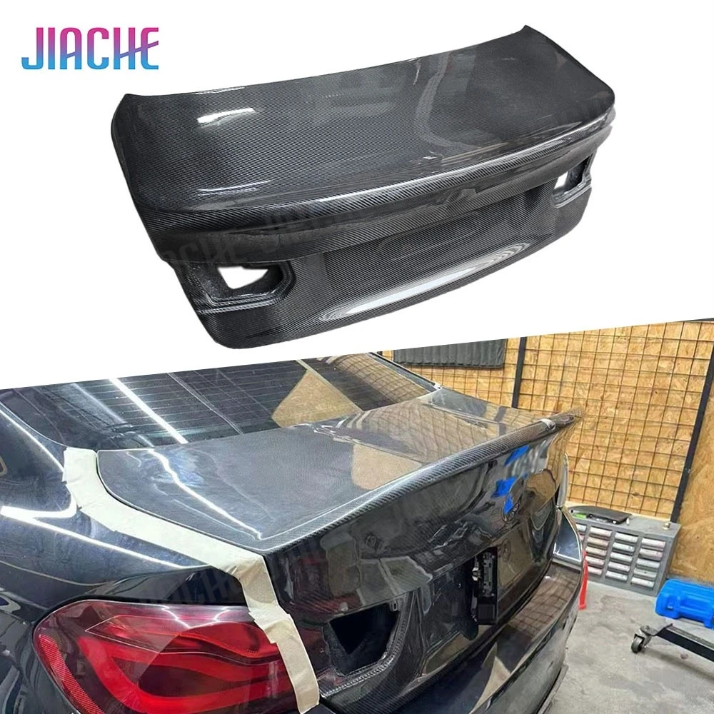 

Для BMW 3 серии F30 F80 седан 2014 2015 2016 2017 2018 2019 задняя крышка из настоящего углеродного волокна, крышка багажника, модификация автомобиля