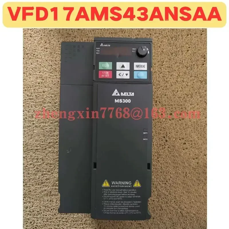 Used Frequency Converter VFD17AMS43ANSAA Normal Function Tested OK
