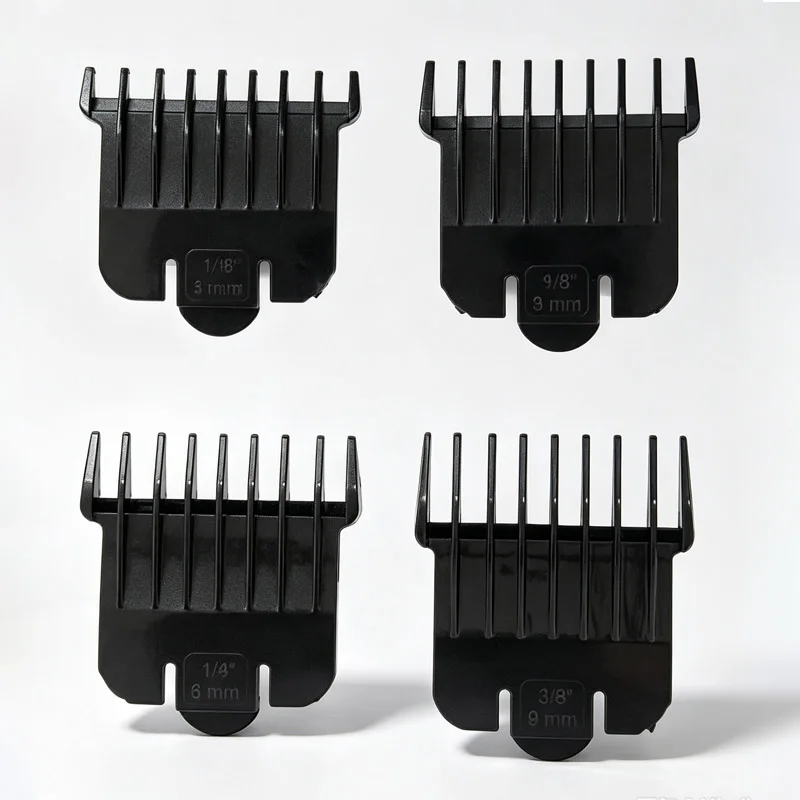 Guards Attachment Combs Set Fit for Andis Outliner T Trimmer, From 1/16-3/8 Inch Snap on Blade, 4 Pack