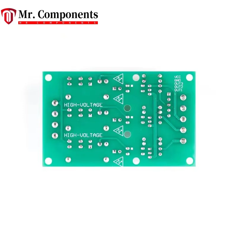 3CH 3 Channel AC 220V Optocoupler Isolation Board Module Isolated Testing No PCB Holder AC Detection Compatible with PLC Input