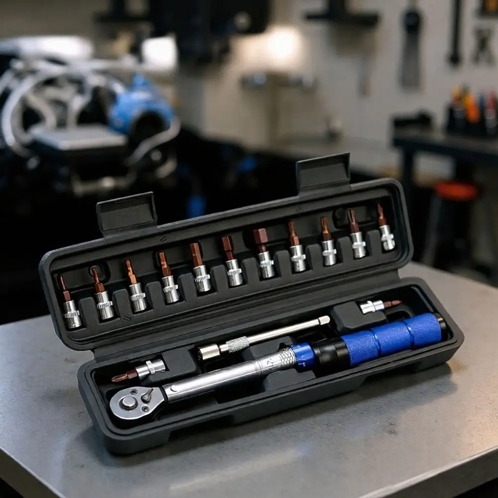 Precise 1 4 Inch Torque Wrench Manual Ratchet Spanner Adjustable Hand Tool Kit For Mountain Road Bike Maintenance