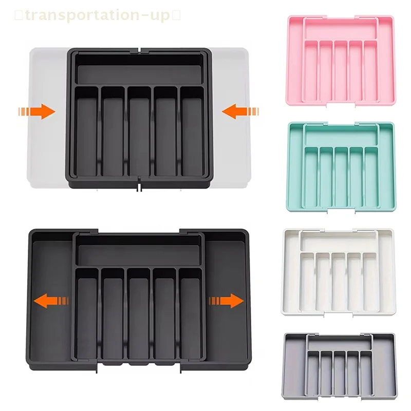 

Expandable Cutlery Drawer Organizer Adjustable Kitchen Utensil Tray Compartment Flatware Storage Divider For Spoons Forks Knives