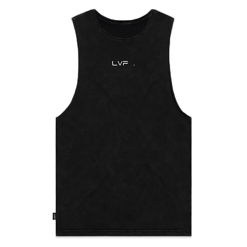 Men\'s Summer Gym Vest Cotton Sleeveless Shirt Bodybuilding Clothing Bodybuilding Exercise Running Vest Sportswear Casual