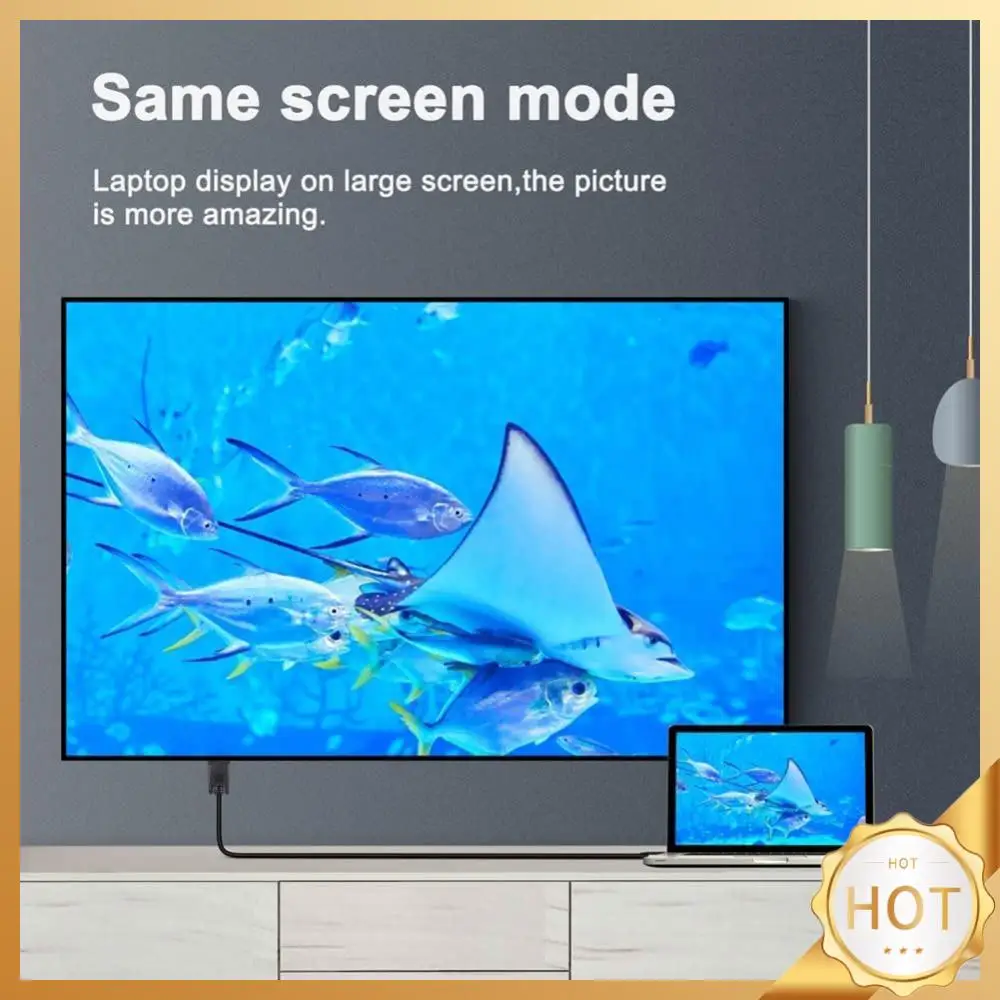 Кабель-адаптер 1,8 м/6 футов с USB C на VGA, Кабель-адаптер 1080P с USB 3.1 Type-C на VGA, Кабель-адаптер Type-C на VGA для монитора, настольного проектора