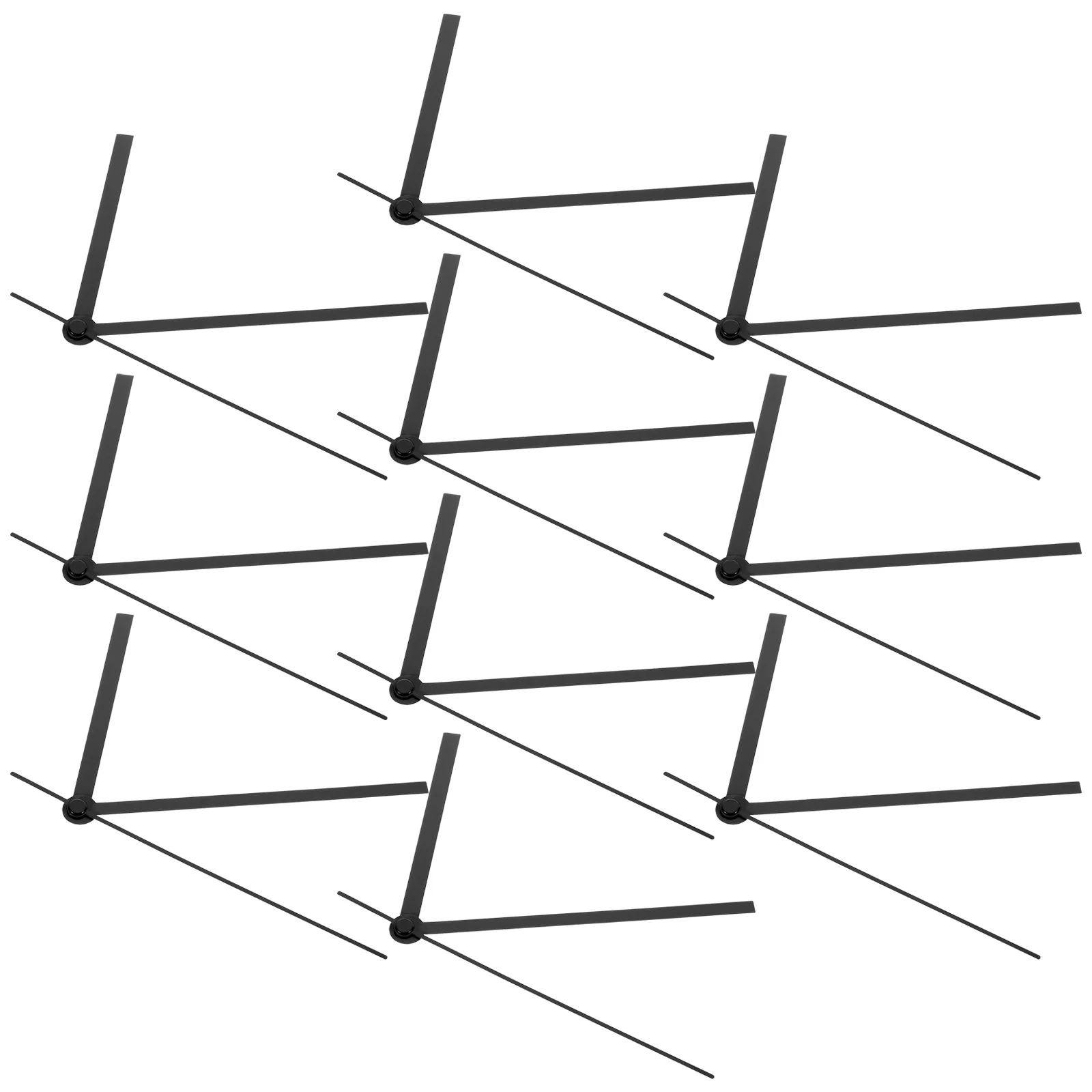 

10Sets Clock Hands Kit Precision Crafted DIY Wall Clock Replacement Hands for Long-Lasting Accurate Time Display